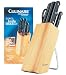 Culinare 6 Piece Knife Block Inc Scissors