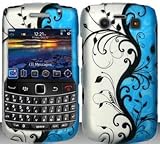 Blue Vines Hard Snap On Case Cover Faceplate Protector for Blackberry Bold  ....