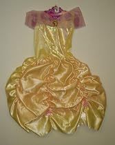 Disney Princess Belle's Enchanted Dress Fits Sizes 4-6