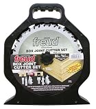 Freud SBOX8 Box Joint Cutter Set, Cuts 1/4-Inch and 3/8-Inch grooves.