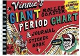 cover of Vinnie's Giant Roller Coaster Period Chart & Journal Sticker Book