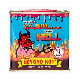 Habanero Cajun Seasoning From Hell - Great for your favorite blackened dishes or any meal that reminds you of the bayou! Salt Free!