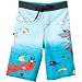 Quiksilver Boys 2-7 Fish Stix Kids Boardshort, Cyan Blue, 4T