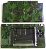 Camouflage - Nintendo DS Lite Complete Full Housing Shell Case Replacement Repair w/ Hinge Set