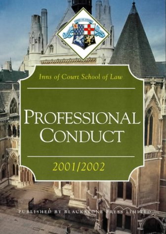 Professional Conduct (Inns of Court Bar Manuals)
