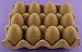 DOZEN wooden Chicken faux fake nesting EGGS kitchen decor BROWN