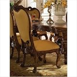 AICO 71003 Palais Royale Side Chair in Rococo Cognac