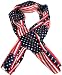 American Flag 60 Inch X 13 Inch Neck Scarf Patriotic