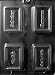 INSPIRATIONAL BARS Miscellaneous Candy Mold Chocolate