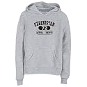 Sweatshirt Woman Heather Gray " Uzbekistan 72 Athl Dept " Country