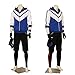 Men's Pokemon Go Blue Hoodie Trainer Team Valor Instinct Mystic Costume Large