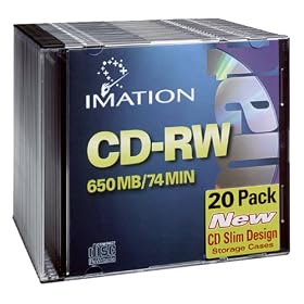 Imation 650MB/74 Min CD-RW (20-Pack)