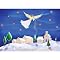 Angel Over Town Boxed Christmas Cards - 40 ct