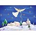 Angel Over Town Boxed Christmas Cards - 40 ct
