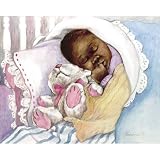 8 Inches X 10 Inches African American Unframed Lithograph Art Print By Consuelo Gamboa - Sweet Dreams