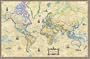 Antique Style World Map
