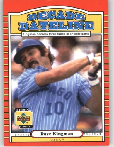2001 Upper Deck Decade 1970's #137 Dave Kingman DD - Chicago Cubs (Decade Dateline) (Baseball Cards)