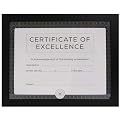Bevel Document Frame - Black (8.5x11")