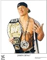 John Cena Autographed WWE Promo Photo w/ BELT