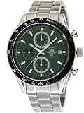 インディー500 INDY500 腕時計 クロノグラフ メタル ウォッチ IN-3015 グリーン