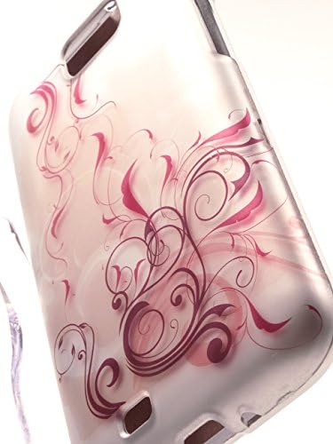 Shockwize (Tm) Imago Series Samsung Galaxy Note II Desending Arches Design Art Artwork Skin Shell Armor Protector Cover Case Shock Absorbing Rigid Hybrid Note2 N7100 I605 R950 L900 (Red Swirls)