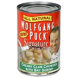 Wolfgang Puck Creamy Clam Chowder with Bay Shrimp, 14.5-Ounce Cans (Pack of 12)