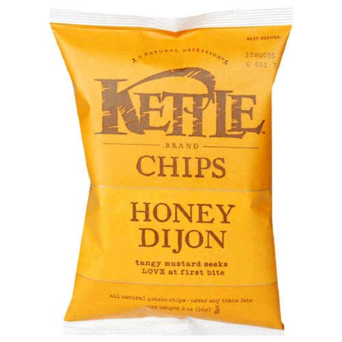 Kettle Chips Honey Dijon, 2-Ounce Bags (Pack of 24) by Kettle