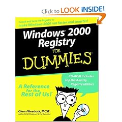 Windows 2000 Registry for Dummies