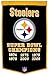 Winning Streak Pittsburgh Steelers Super Bowl XLIII Champions Commemorative Dynasty Banner