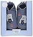 Robeez Baby-Boy's Elephant Eddie Loafer, Little Dump Truck Blue, 6-12 Months M US Infant