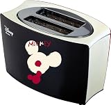 DeLonghi Ariete 126 Disney Milano 2-Schlitz-Toaster / 800 Watt / 2-farbig / schwarz/rot