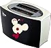 Küche & Haushalt : DeLonghi Ariete 126 Disney Milano 2-Schlitz-Toaster / 800 Watt / 2-farbig / schwarz/rot