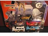 Matchbox Diecast Set of 5 Kung Fu Panda Vehicles