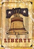 Toland Liberty Bell Garden Flag