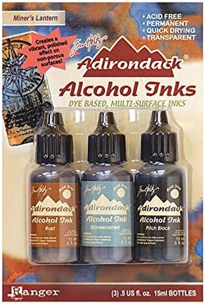 Adirondack Alcohol Ink 3-pack (.5 Oz Each) - Miner