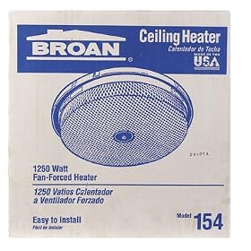 Aluminum Bathroom Ceiling Heater by Broan