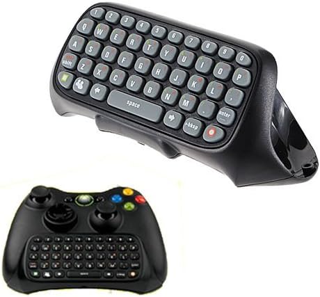 Black Keyboard Keypad Text Messenger Chatpad Chat Pad for Xbox 360 Controller