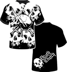 Death Clutch Brock Lesner UFC Fighting Skull Black T-shirt Tee
