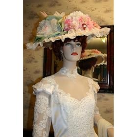 Titanic Tea Hat "Miss Spring Song" Edwardian Tea Hat New Edwardian Design by Darna