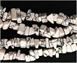 36 inch Endless Chip Necklace (approx. 8mm) - Howlite
