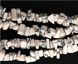 36" Endless Chip Necklace (Approx. 8mm) - Howlite