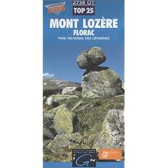 Mont Lozere ~ IGN Top 25 2739OT  (Paper Version)
