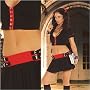 Plus Size Naughty Gothic School Girl Costume Queen