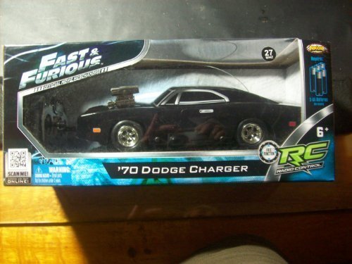Fast & Furious - 1970 Dodge Charger -Radio Control Car & Controller 8" L