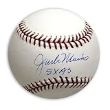 Jack Morris Autographed Baseball with 5 x All-Star Inscription