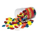 Learning Resources Wooden Pattern Blocks, Set of 250 (LER0334) ~ Learning Resources