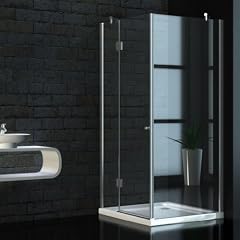 Moderne Glas Duschkabine / Duschabtrennung 90 x 90 cm -L-