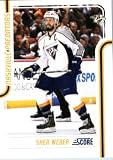 2011/12 Score Hockey Card # 270 Shea Weber Nashville Predators In Protective Display Case !