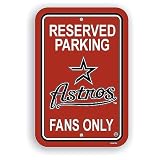 MLB Houston Astros Plastic Parking Sign