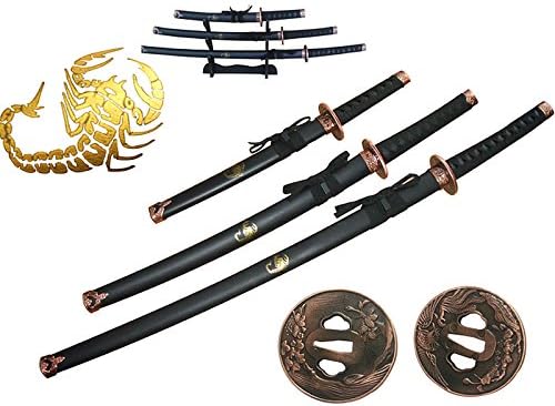 New Scorpion 3pc Samurai Set + Includes a Free Quick Release Paracord Bracelet